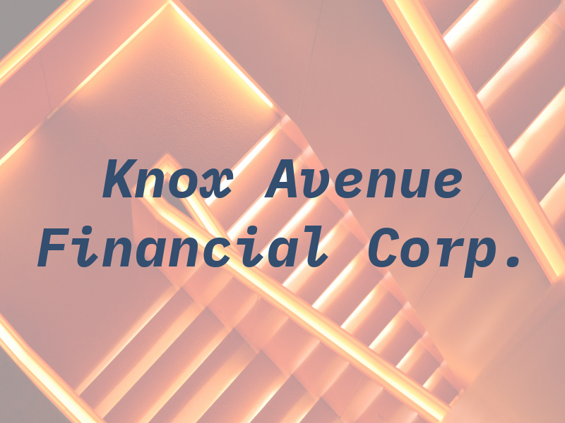 Knox Avenue Financial Corp.