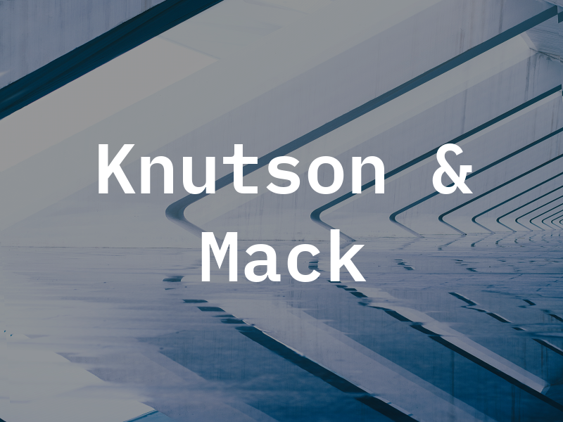 Knutson & Mack