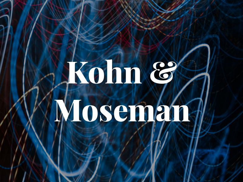 Kohn & Moseman