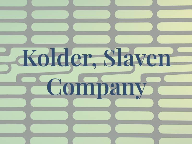 Kolder, Slaven & Company