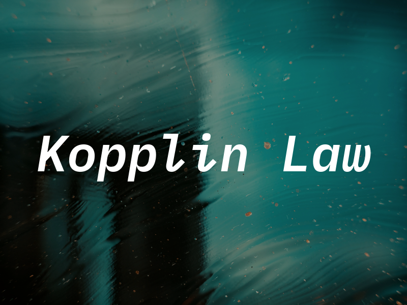 Kopplin Law