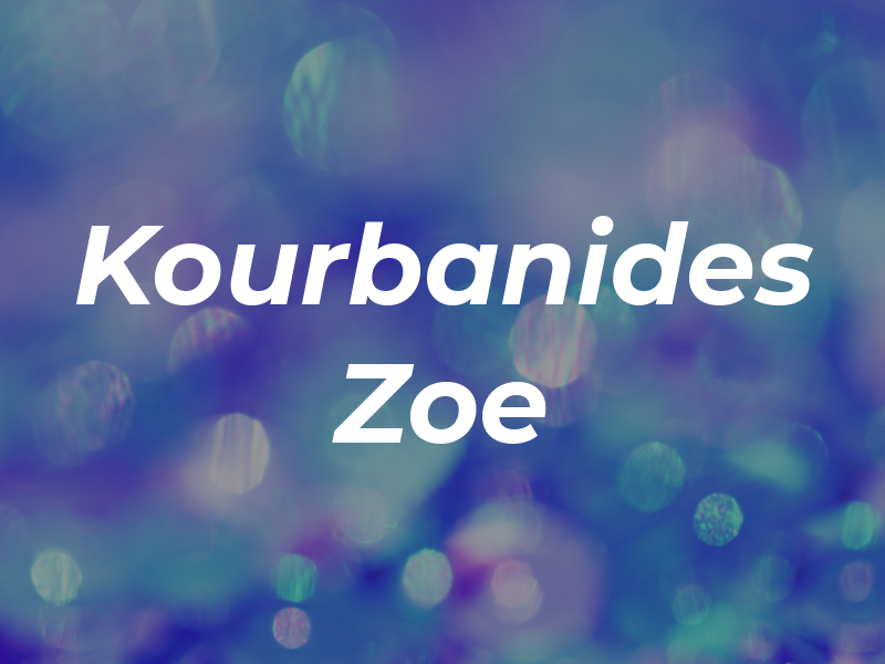 Kourbanides Zoe