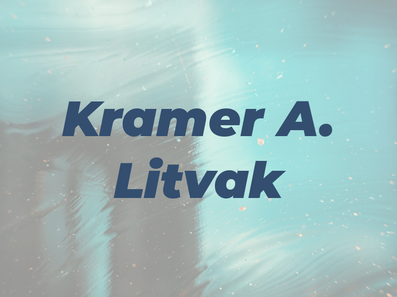 Kramer A. Litvak