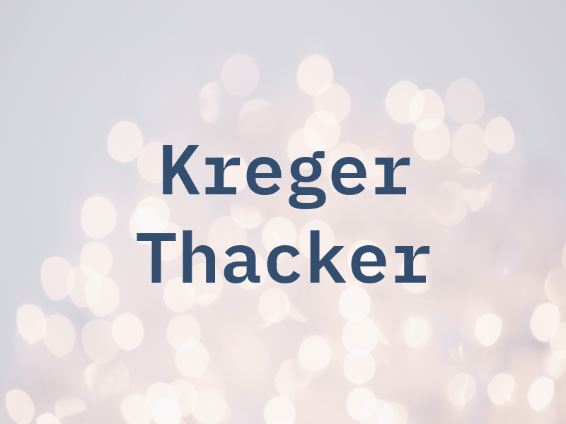 Kreger Thacker