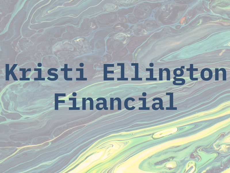 Kristi Ellington Financial