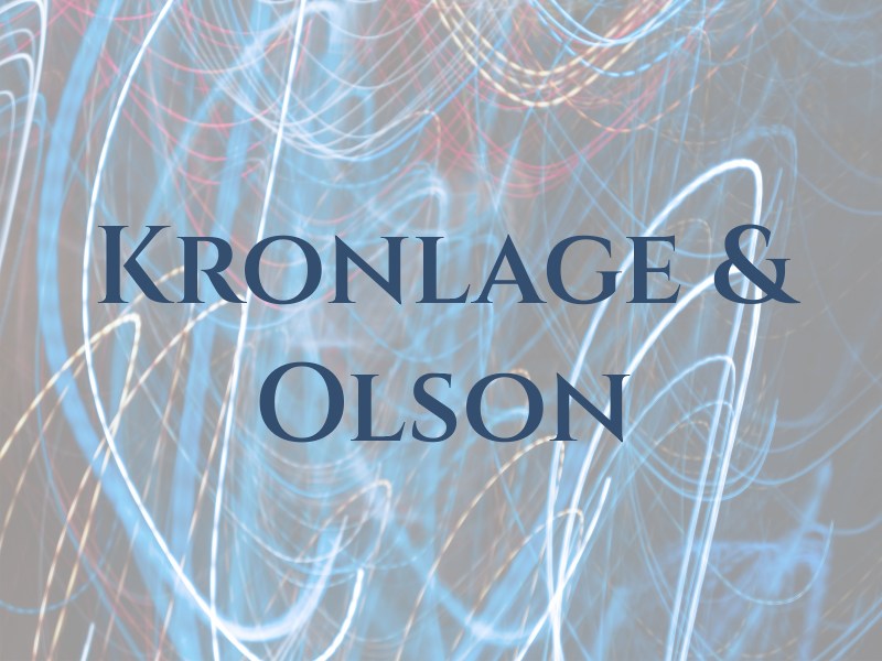 Kronlage & Olson