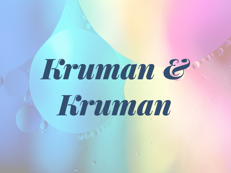 Kruman & Kruman
