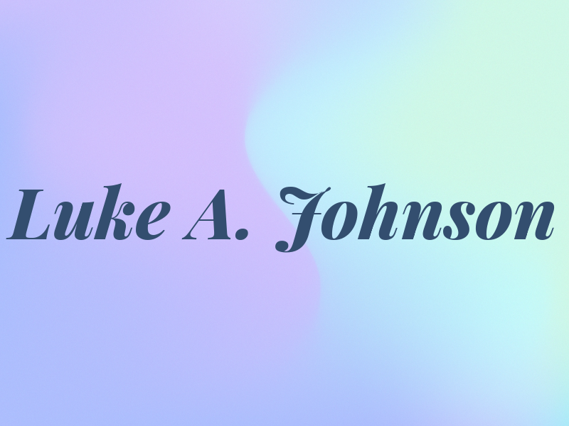 Luke A. Johnson