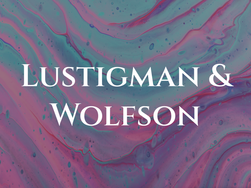 Lustigman & Wolfson