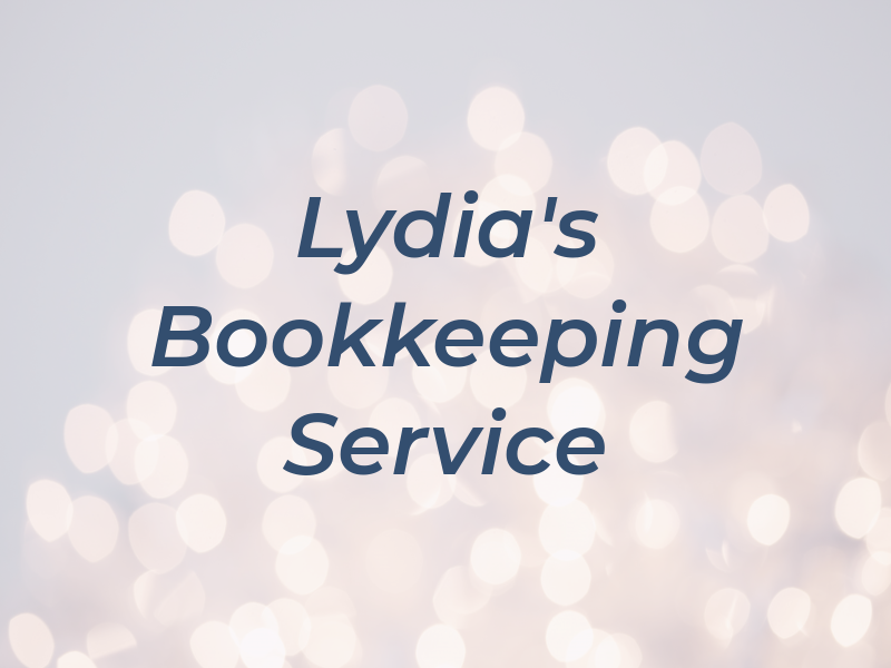 Lydia's Bookkeeping & Tax Service