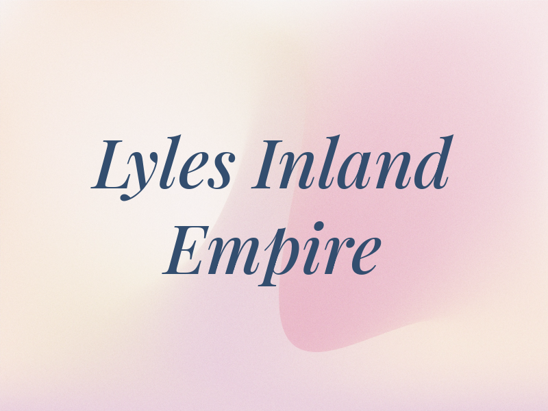 Lyles TAX SVC Inland Empire EA