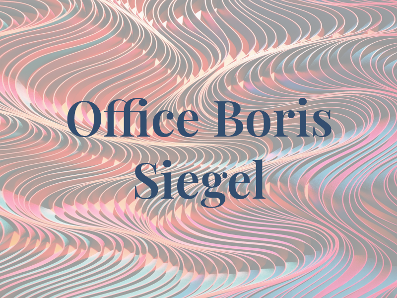 LAW Office OF Boris Siegel