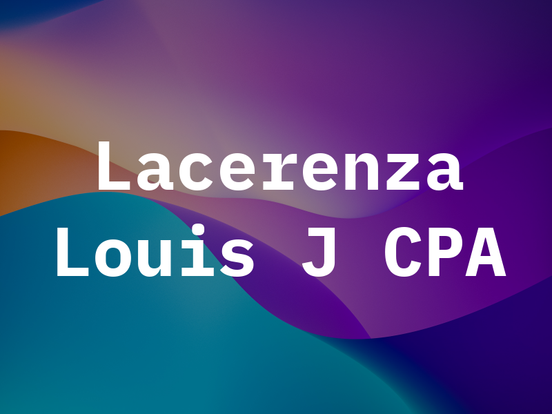 Lacerenza Louis J CPA