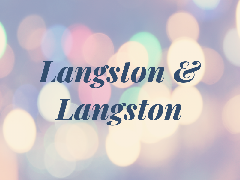 Langston & Langston