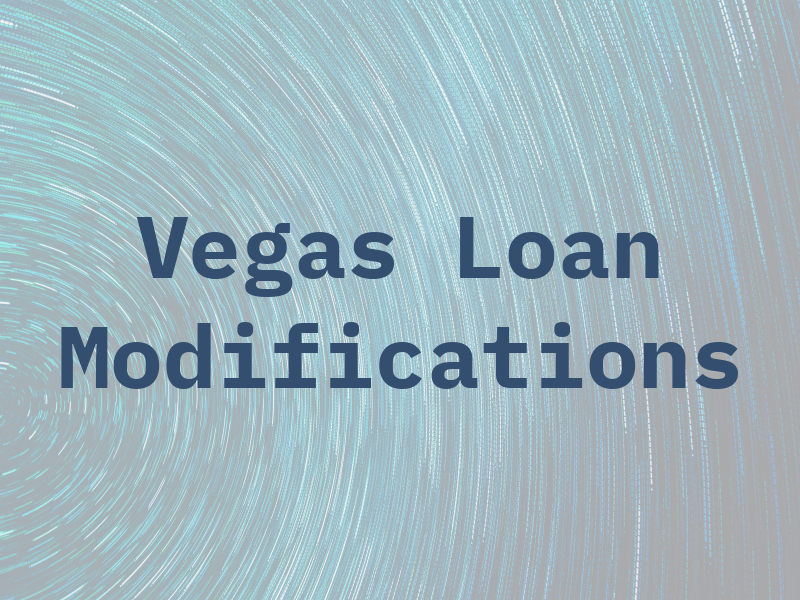 Las Vegas Loan Modifications