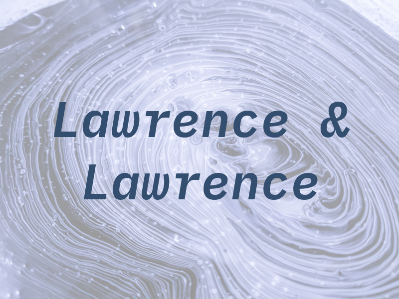 Lawrence & Lawrence