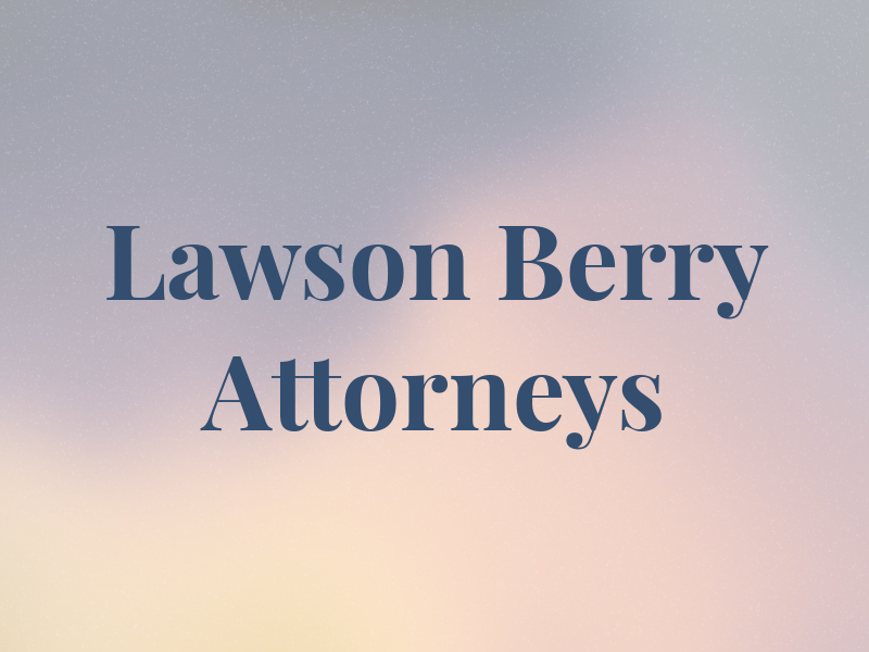 Lawson and Berry Attorneys at Law