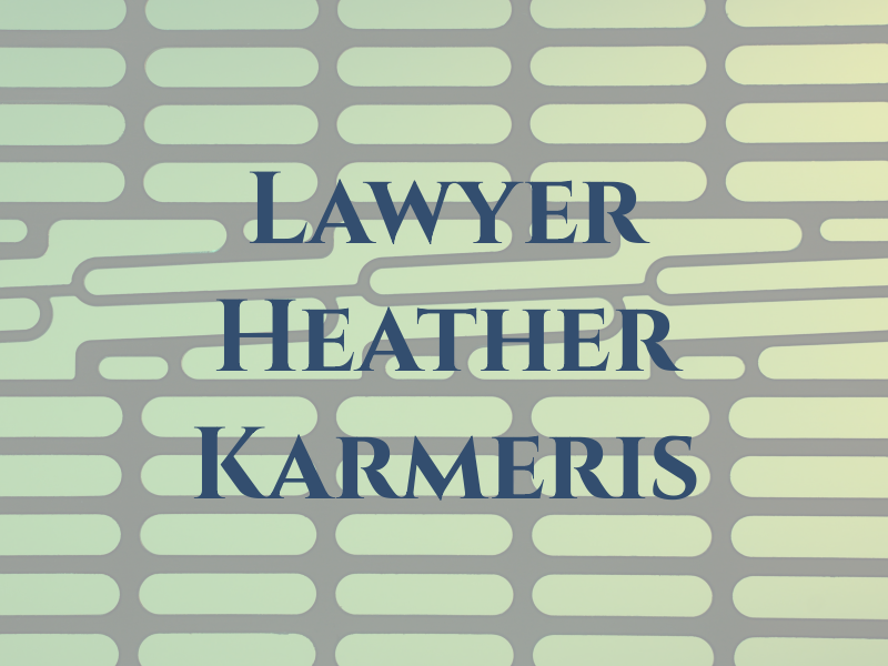 Lawyer Heather S. Karmeris