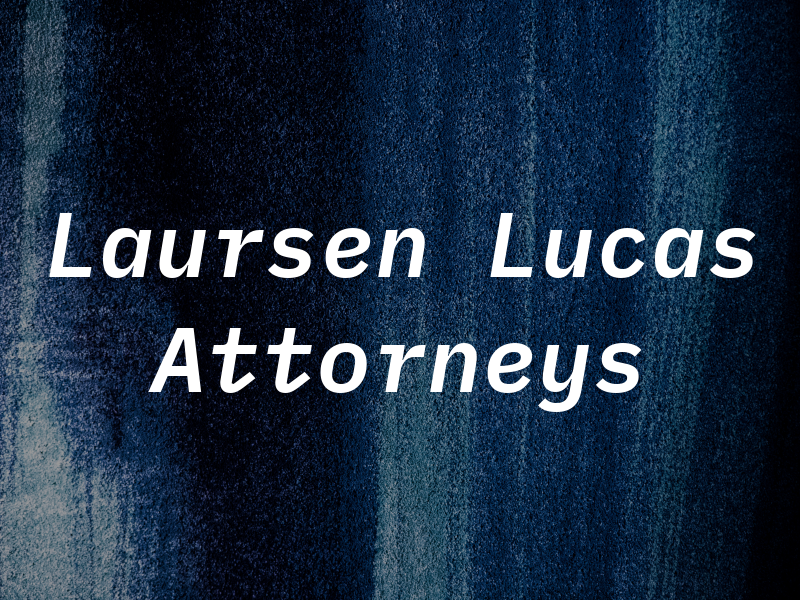 Laursen & Lucas | Attorneys at Law