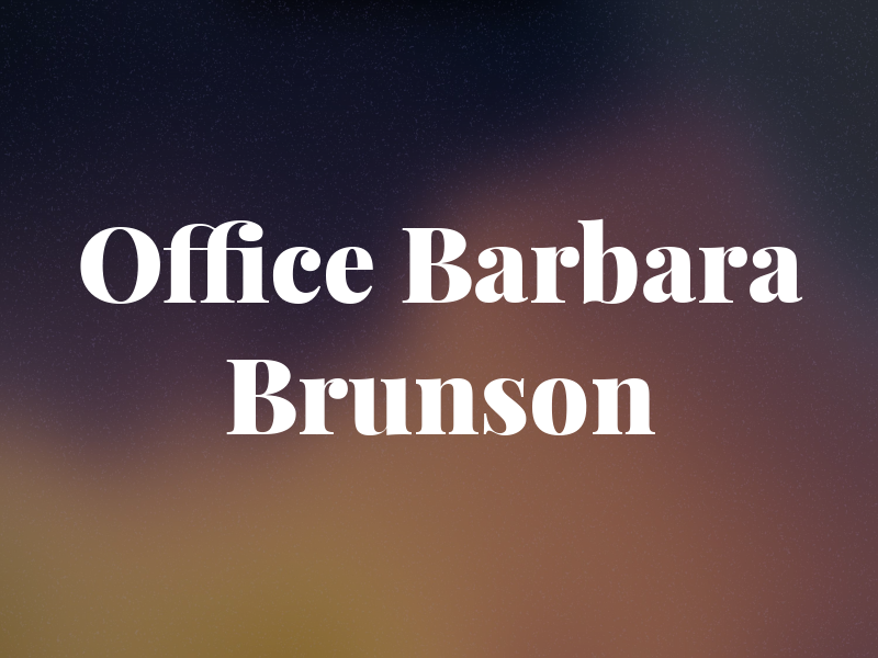 Law Office Of Barbara E. Brunson