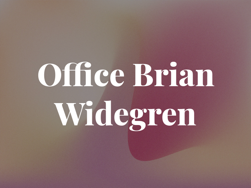 Law Office Of Brian D. Widegren