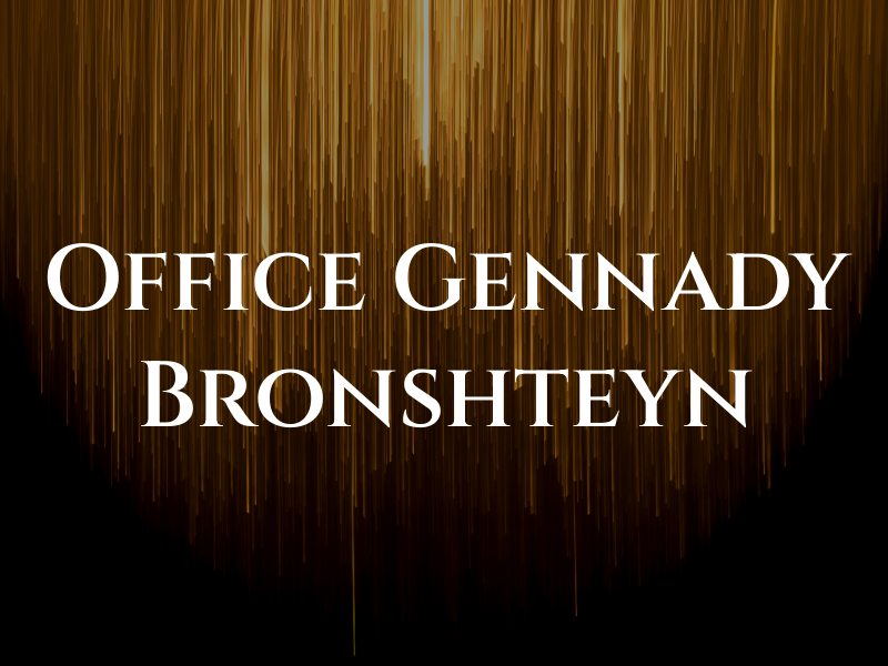 Law Office Of Gennady Bronshteyn