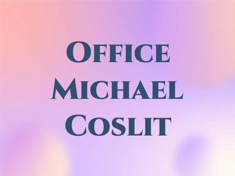 Law Office Of Michael E. Coslit