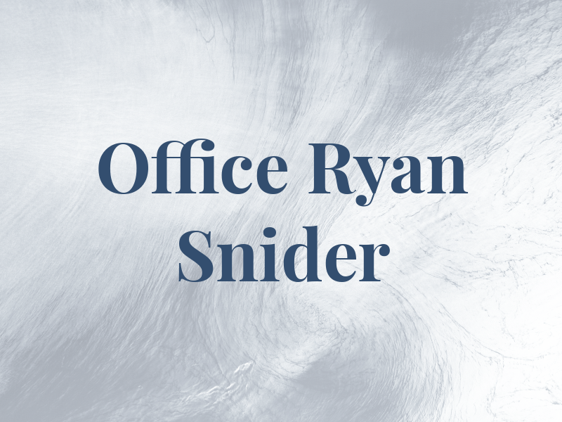 Law Office Of Ryan Snider