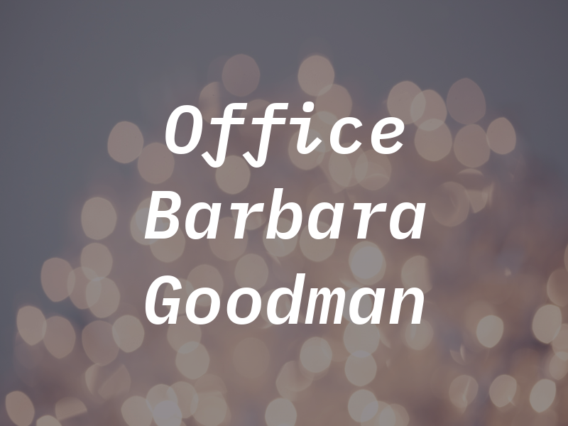 Law Office of Barbara B. Goodman