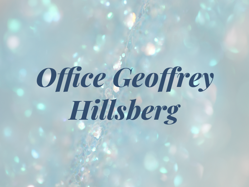 Law Office of Geoffrey Hillsberg
