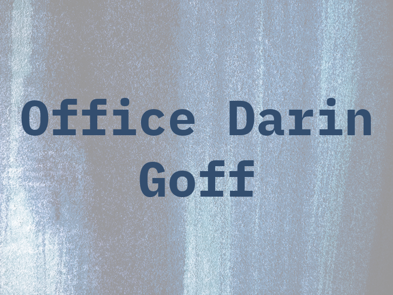 Law Office of Darin B. Goff