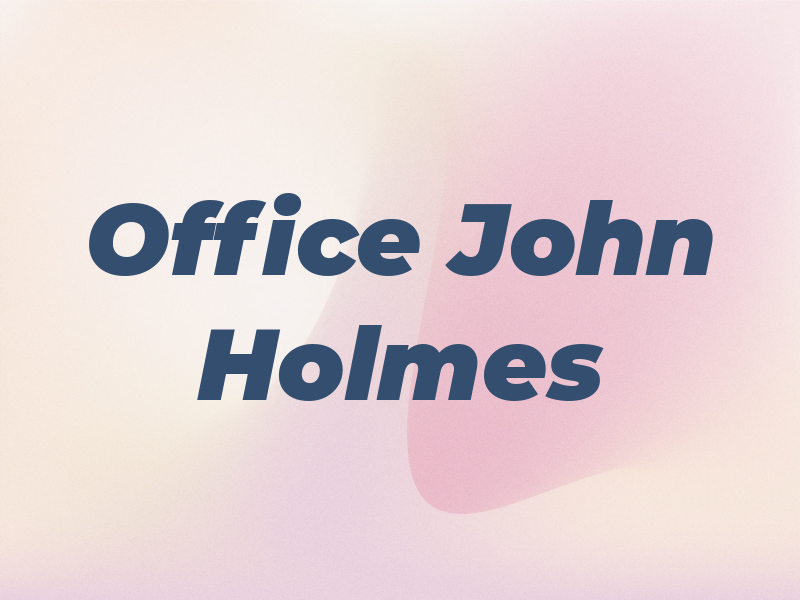 Law Office of John M. Holmes Jr