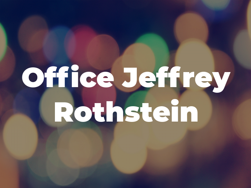 Law Office of Jeffrey Rothstein