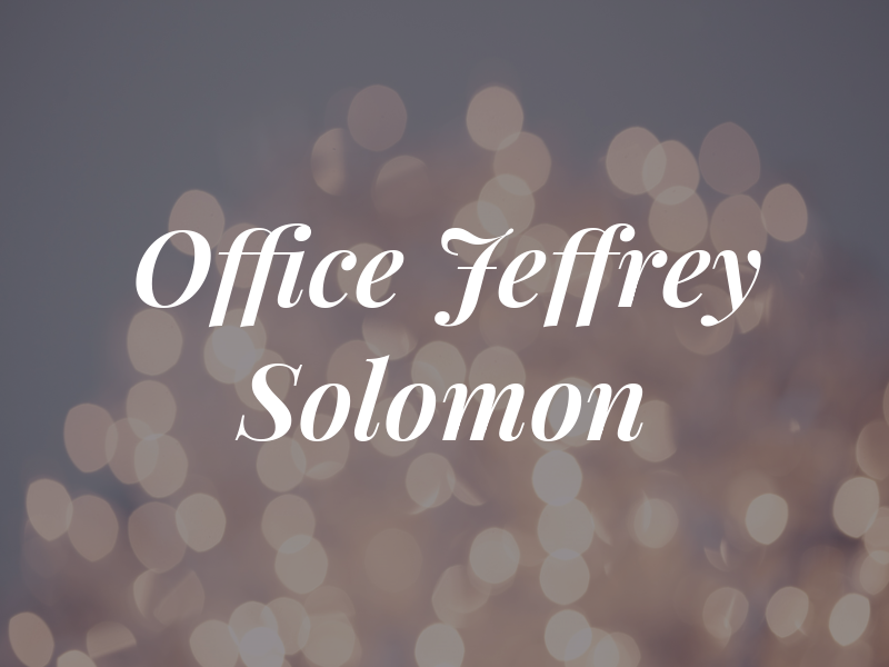Law Office of Jeffrey Solomon