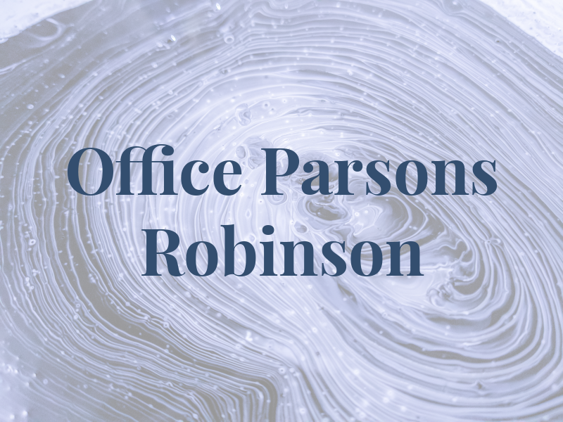 Law Office of Parsons & Robinson