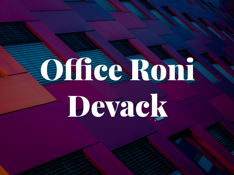 Law Office of Roni J. Devack