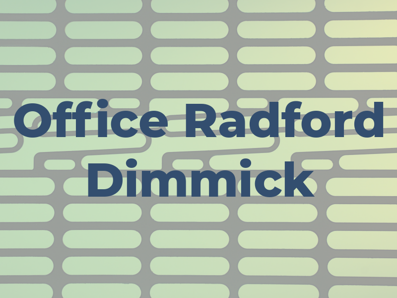 Law Office of Radford Dimmick