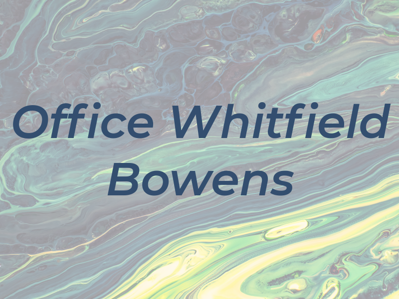 Law Office of Whitfield & Bowens