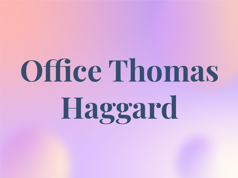 Law Office of Thomas D Haggard