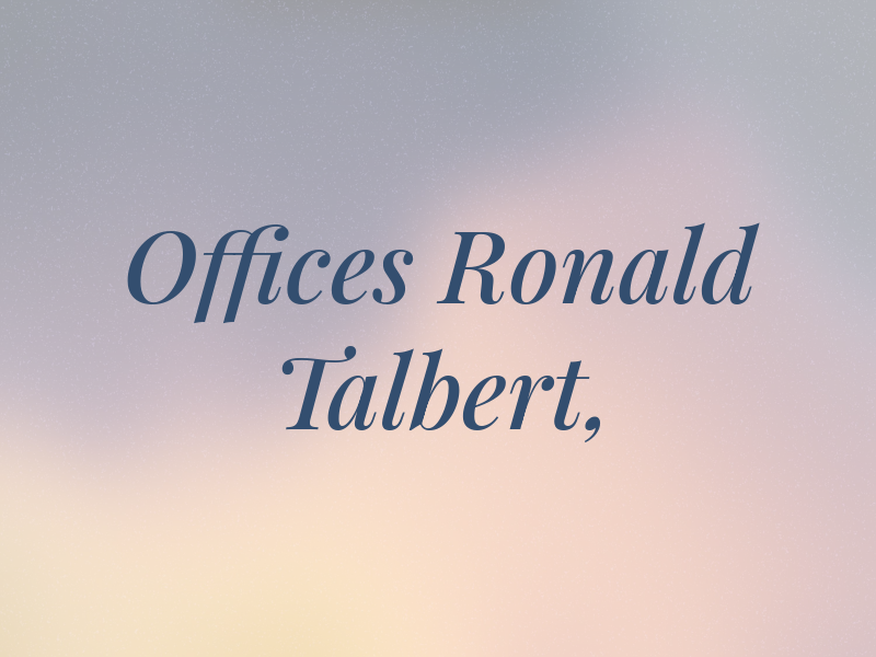 Law Offices Of Ronald J. Talbert, Pa