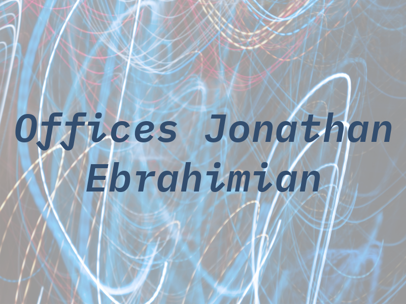 Law Offices Jonathan Ebrahimian