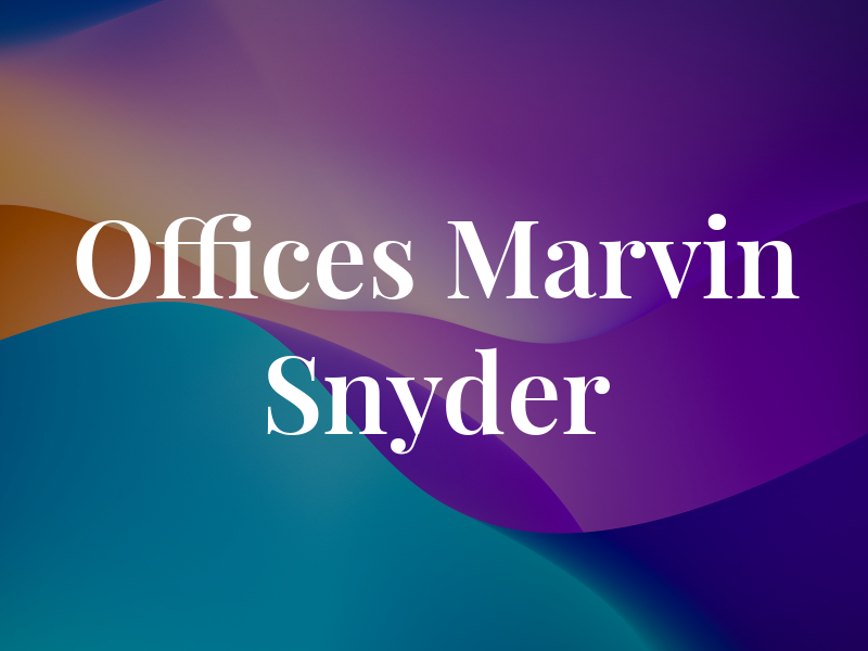 Law Offices of Marvin D. Snyder