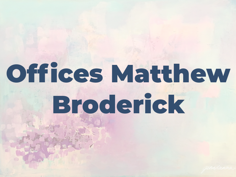Law Offices of Matthew Broderick