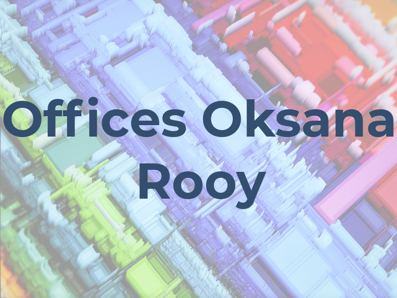 Law Offices of Oksana van Rooy