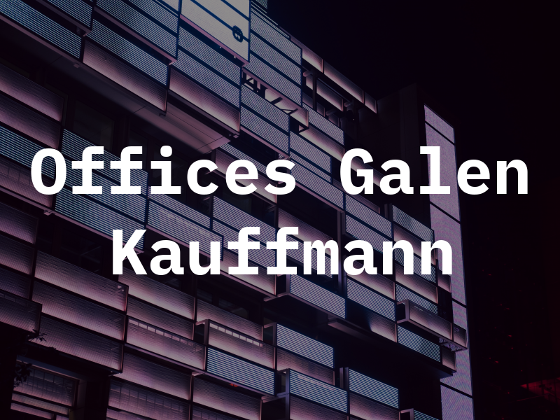 Law Offices of Galen Kauffmann
