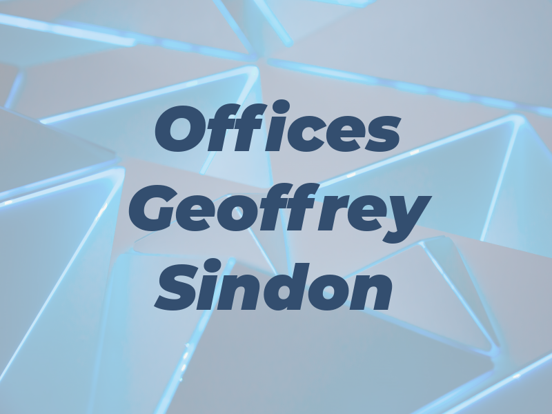 Law Offices of Geoffrey S. Sindon