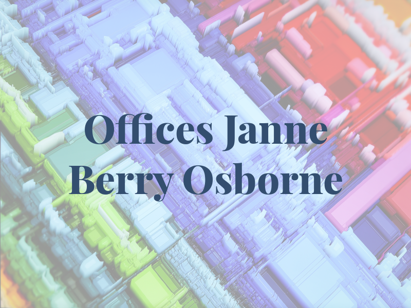 Law Offices of Janne Berry Osborne