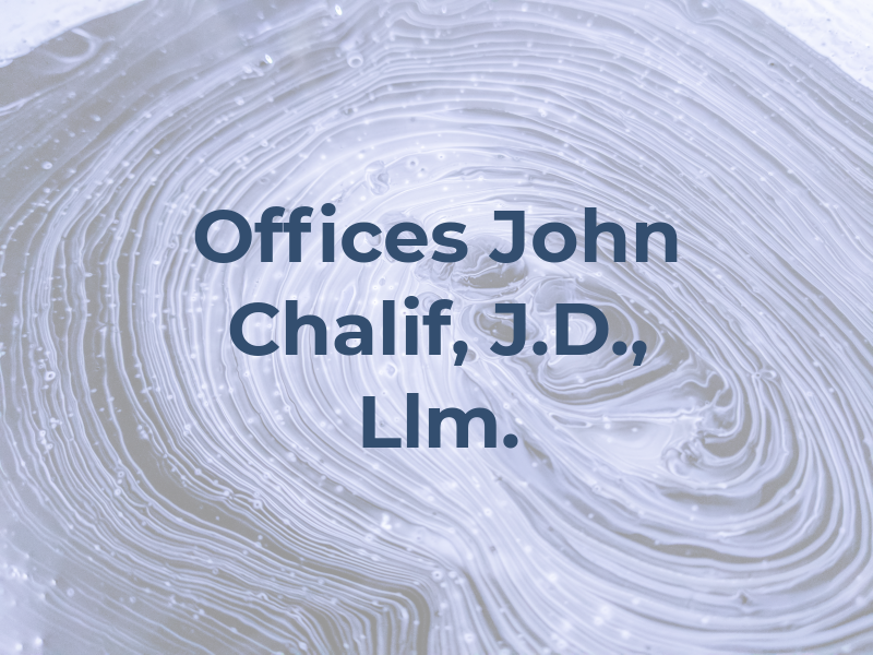 Law Offices of John L. Chalif, J.D., Llm.