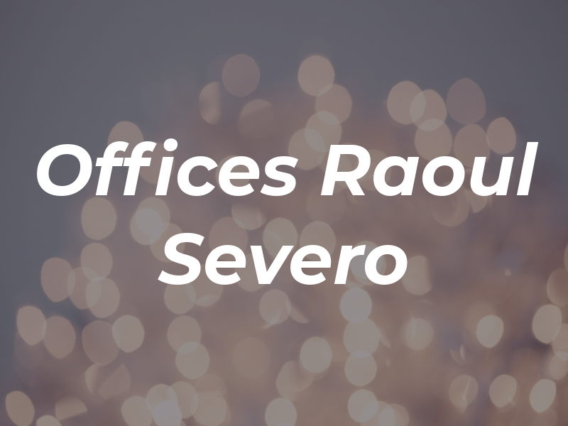 Law Offices of Raoul J. Severo