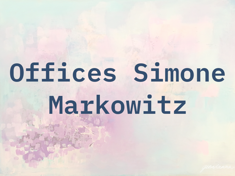Law Offices of Simone Markowitz